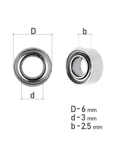 Підшипник Kalipso KSC 3*6*2.5mm