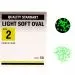 Намистинка Kalipso Light soft oval-№2(50)GR glow