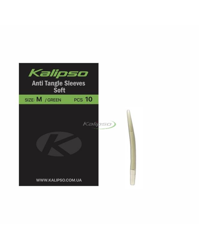 Трубка Kalipso Anti Tangle sleeves soft M(10)green