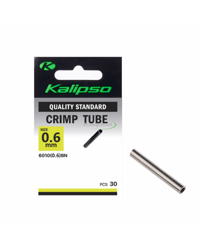 Трубка Kalipso Crimp tube 6010(0.6)BN №0.6mm(30)
