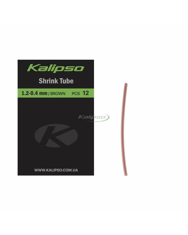 Трубка Kalipso Shrink tube 1.2-0.4mm(12)brown