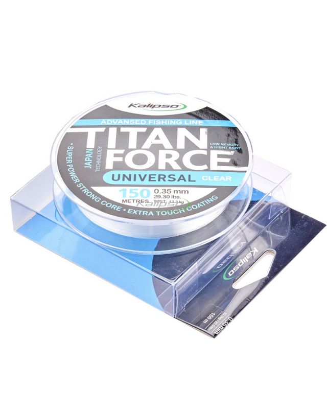 Волосінь Kalipso Titan Force Universal CL 150m 0.35mm