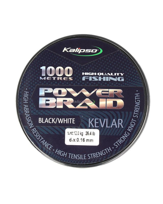 Шнур Kalipso Power Braid Kevlar 1000m 0.28mm